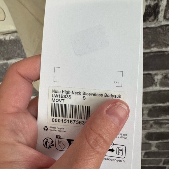 NWT Lululemon wundermost Nulu Square-Neck Sleeveless Bodysuit cream bikini cut - Picture 8 of 12